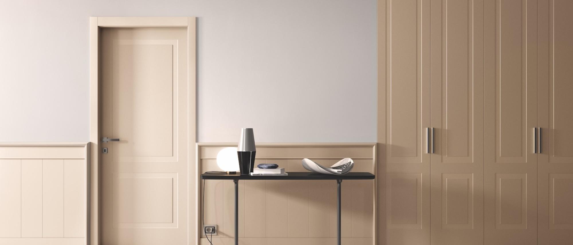 Porta interna laccata Garofoli, collezione Miria Smooth, finitura Miraquadra" Porte interne in laminato