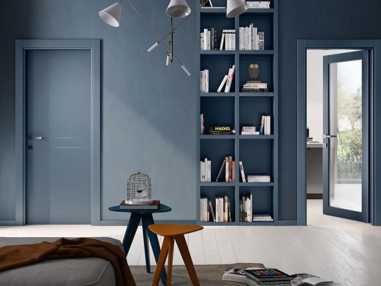 Porta laccata – Collezione 1000Colours – Versione cieca e vetrata