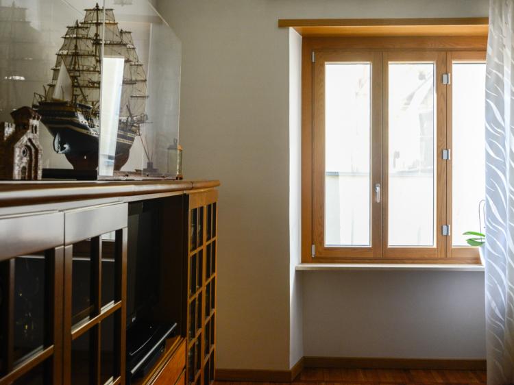 Serramento in legno alluminio Navello - Collezione Nuvola Tecnica