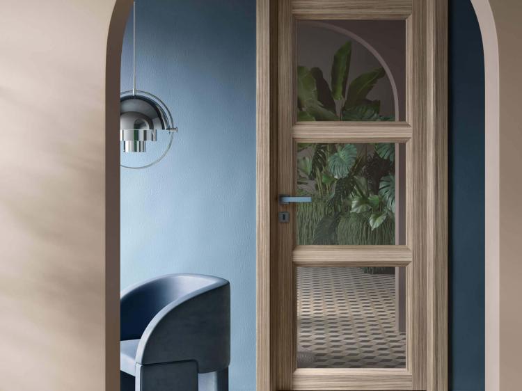 Porta in laminato – Modello Climb – Versione vetrata