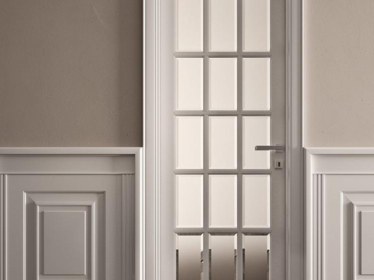 Porta laccata – Collezione Dorè – Versione vetrata