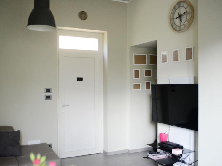 Ingresso – Portoncino in PVC Finstral, interno
